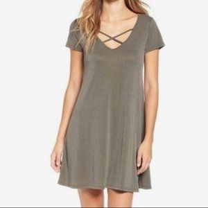 Nordstrom Socialite Dress - Army green size small